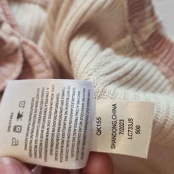 Jessica Simpson Blush Striped Blouse - Picture 11 of 11